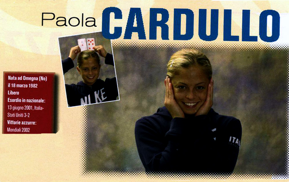 Paola Cardullo in Nazionale